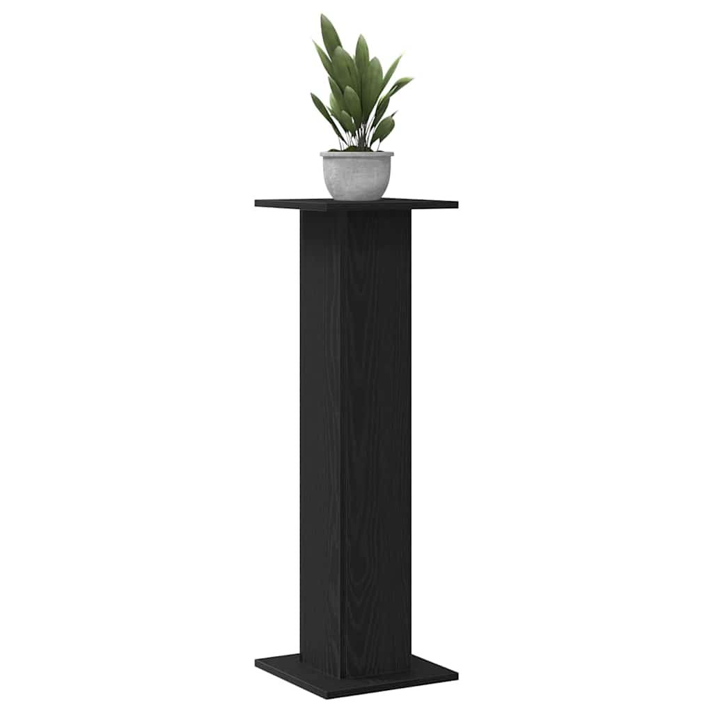 Planteholder 2 pcs Sort eg 30 x 30 x 95 cm Konstrueret træ
