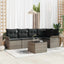 Havesofa Sæt med pude 6 pcs polyrattan