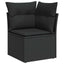 Havesofa Sæt 6 stk. polyrattan