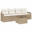 Havesofa Sæt Beige polyrattan