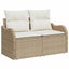 Havesofa Sæt Beige polyrattan