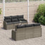 Havesofa Sæt Grå 55 x 55 x 37 cm polyrattan