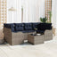 Havesofa Sæt Grå 55 x 55 x 37 cm polyrattan