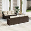 Havesofa Sæt Brun 55 x 55 x 37 cm polyrattan