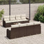 Havesofa Sæt Brun 55 x 55 x 37 cm polyrattan