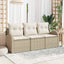 Havesofa Sæt Beige polyrattan