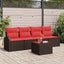 Havesofa Sæt Brun 55 x 55 x 37 cm polyrattan