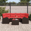 Havesofa Sæt Brun 55 x 55 x 37 cm polyrattan