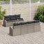 Havesofa Sæt Grå 55 x 55 x 37 cm polyrattan