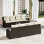 Havesofa Sæt Brun 55 x 55 x 37 cm polyrattan