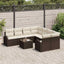Havesofa Sæt Brun 55 x 55 x 37 cm polyrattan