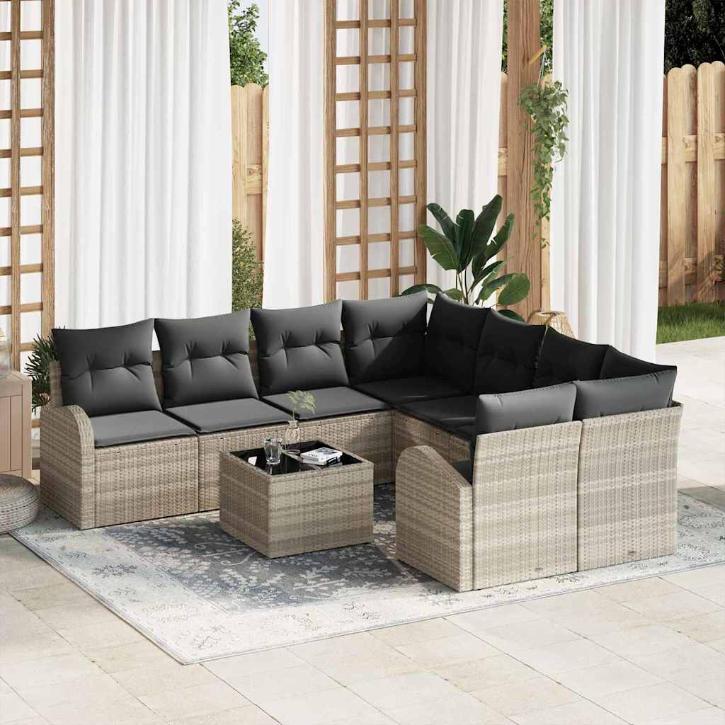 Havesofa Sæt 55 x 55 x 37 cm polyrattan