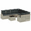 Havesofa Sæt 55 x 55 x 37 cm polyrattan