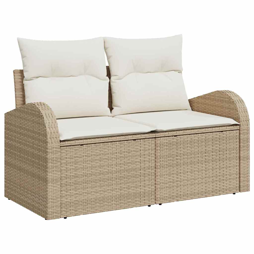 Havesofa Sæt Beige polyrattan