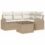 Havesofa Sæt Beige polyrattan