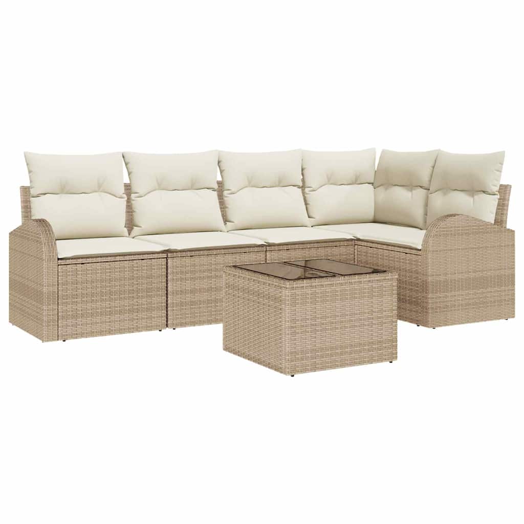 Sofa Sæt med pude Beige Polyester