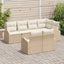 Havesofa Sæt Beige polyrattan