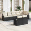 Havesofa Sæt 8 pcs polyrattan