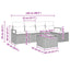 Sofa Sæt 6 stk. Beige polyrattan