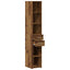 Bogreol med skuffe Gammelt træ 30 x 42.4 x 185.2 cm