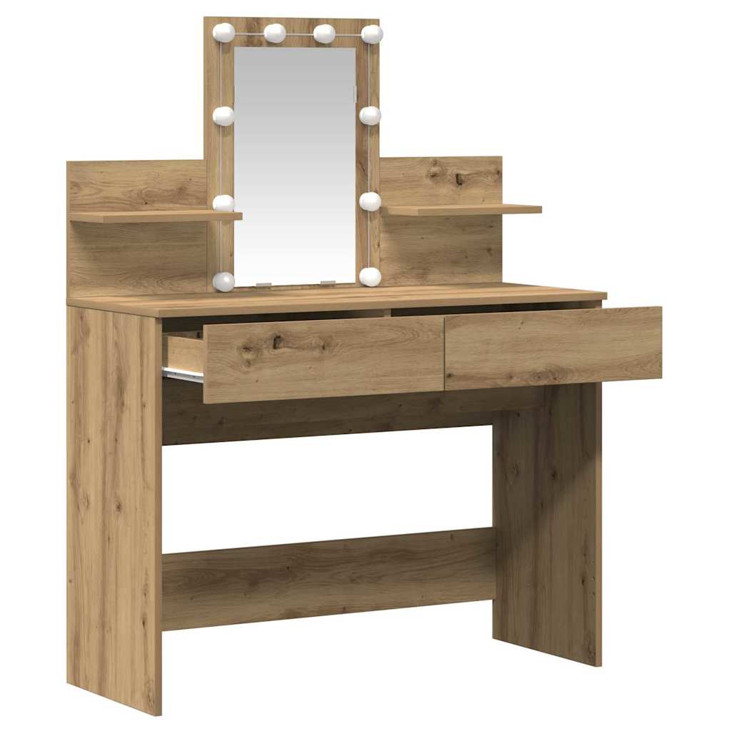 Klædeskab Artisan Egetræ 100 x 40 x 130 cm Konstrueret træ