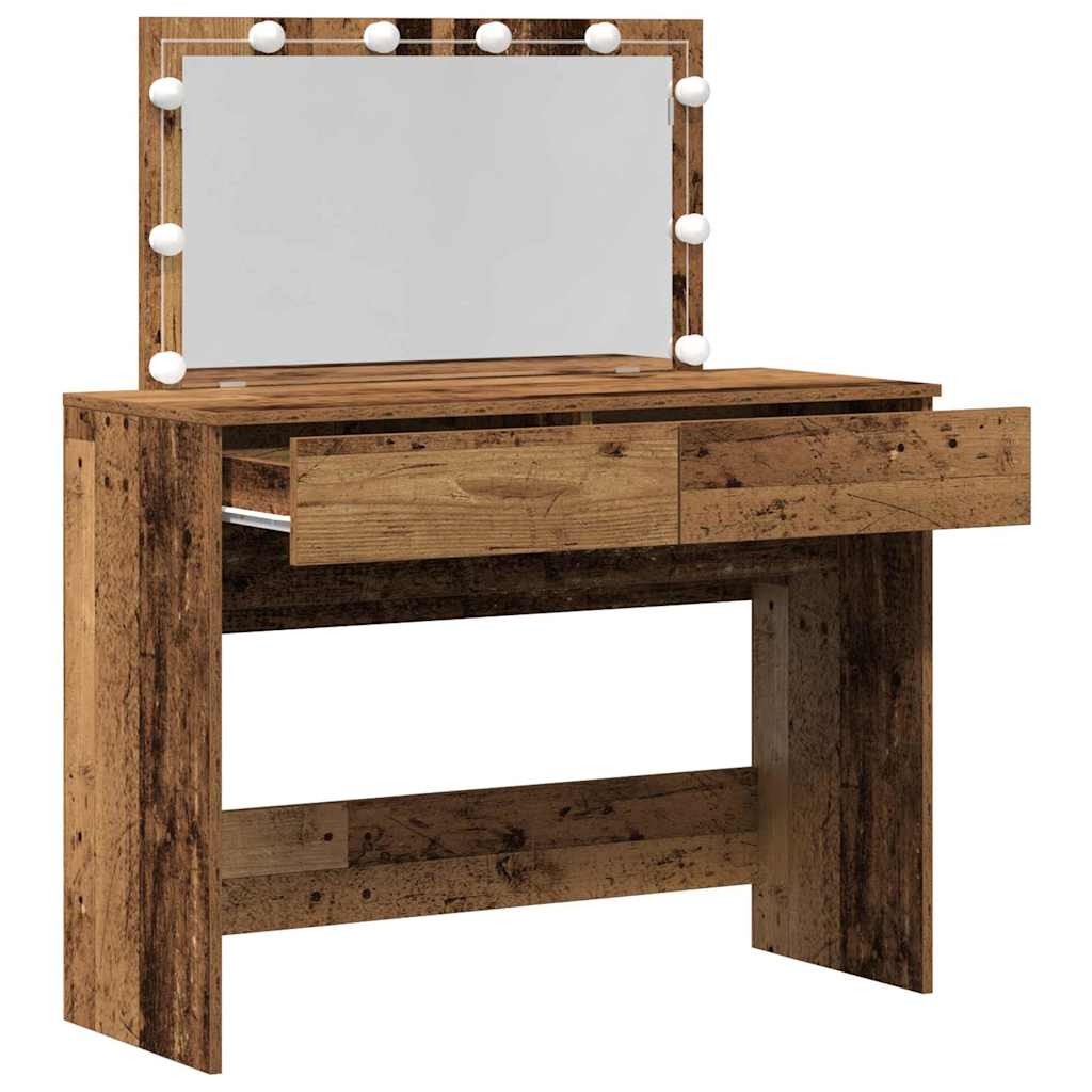 Klædeskab Gammelt træ 100 x 40 x 120 cm Konstrueret træ