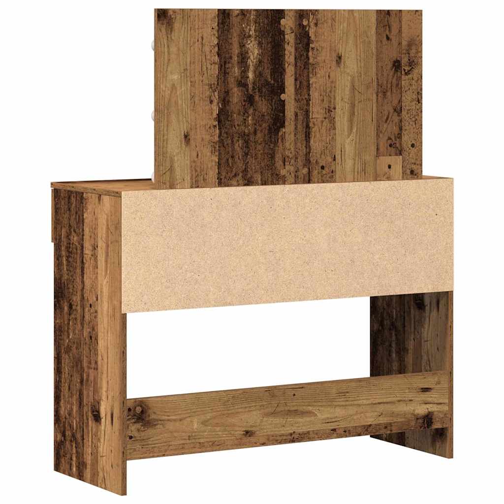 Klædeskab Gammelt træ 100 x 40 x 120 cm Konstrueret træ