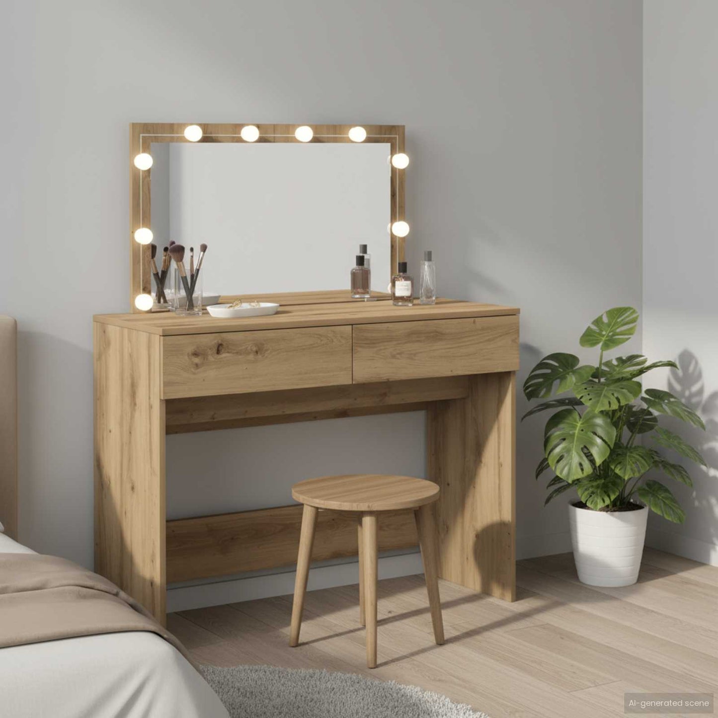 Klædeskab Artisan Egetræ 100 x 40 x 120 cm Konstrueret træ