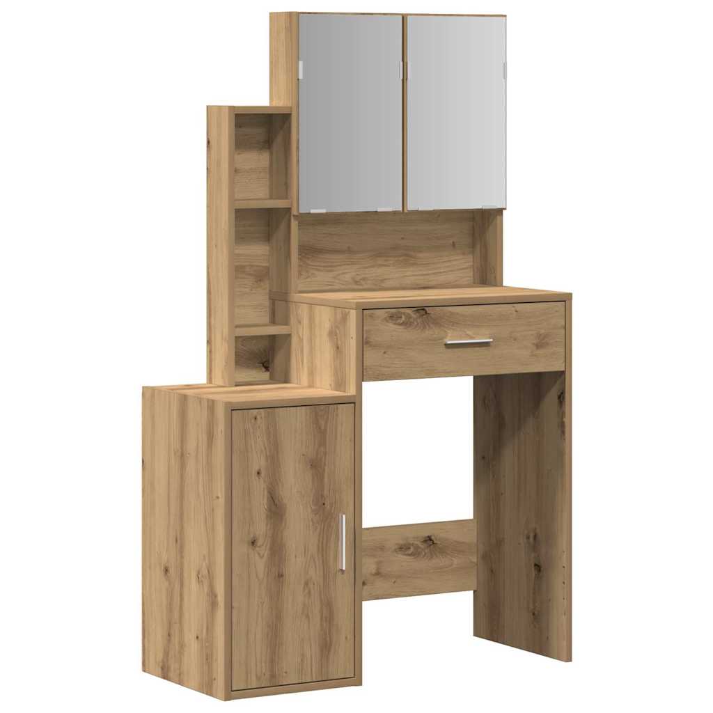 Klædeskab Artisan Egetræ 80 x 35 x 132 cm Konstrueret træ