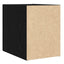 Vægmonteret skab Sort eg 30 x 42,5 x 39,5 cm Konstrueret træ