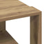 Sofabord Artisan Egetræ 51,5 x 51,5 x 30 cm Konstrueret træ