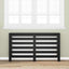 Radiatorcover Sort eg 149 x 20 x 82 cm Konstrueret træ
