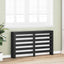 Radiatorcover Sort eg 149 x 20 x 82 cm Konstrueret træ
