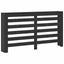 Radiatorcover Sort eg 149 x 20 x 82 cm Konstrueret træ