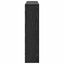 Radiatorcover Sort eg 149 x 20 x 82 cm Konstrueret træ