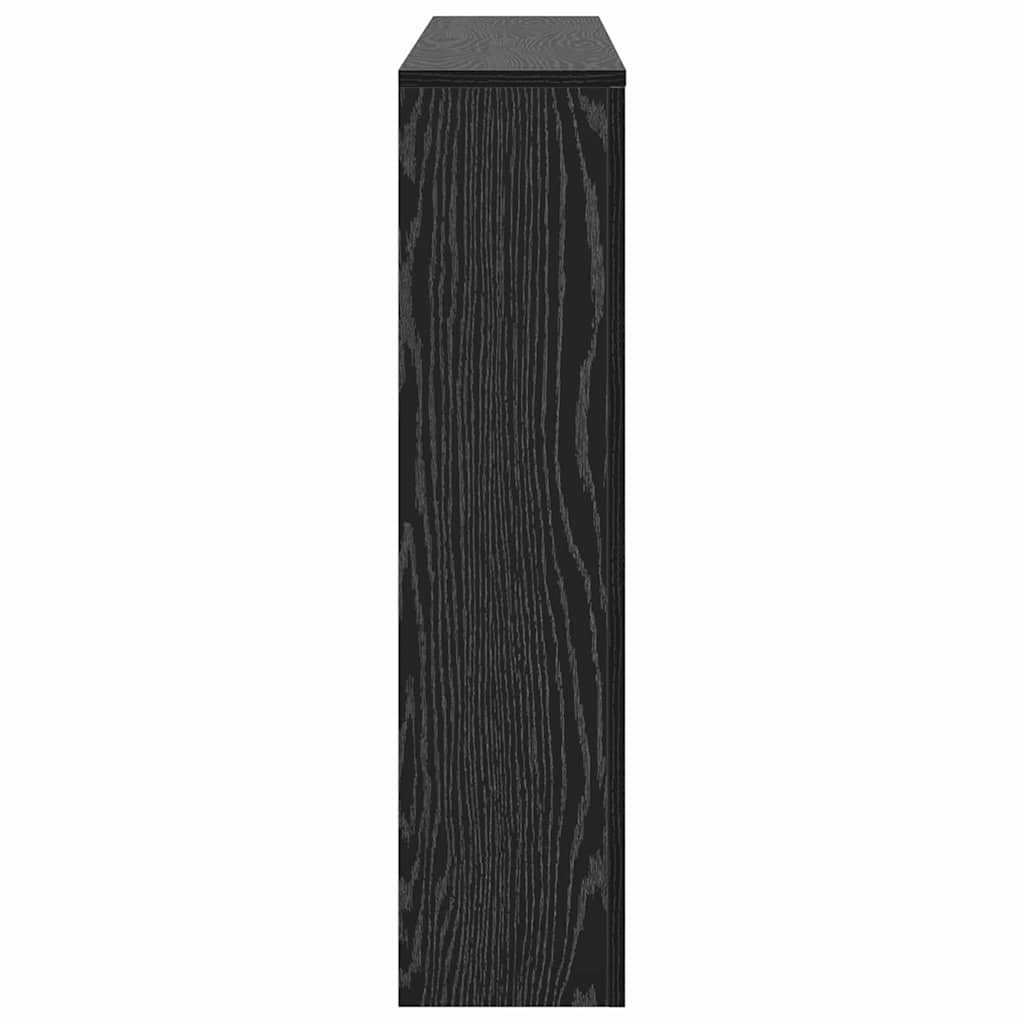 Radiatorcover Sort eg 149 x 20 x 82 cm Konstrueret træ