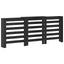 Radiatorcover Sort eg 205 x 21,5 x 83,5 cm Konstrueret træ