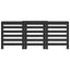 Radiatorcover Sort eg 205 x 21,5 x 83,5 cm Konstrueret træ