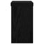 Planteholder 2 pcs Sort eg 10 x 10 x 18 cm Konstrueret træ