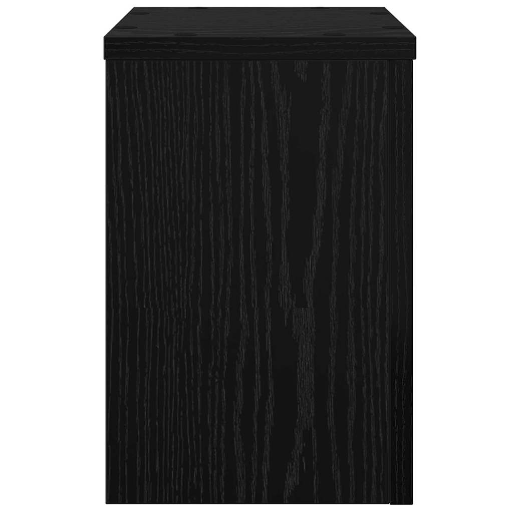 Planteholder 2 pcs Sort eg 20 x 20 x 30 cm Konstrueret træ