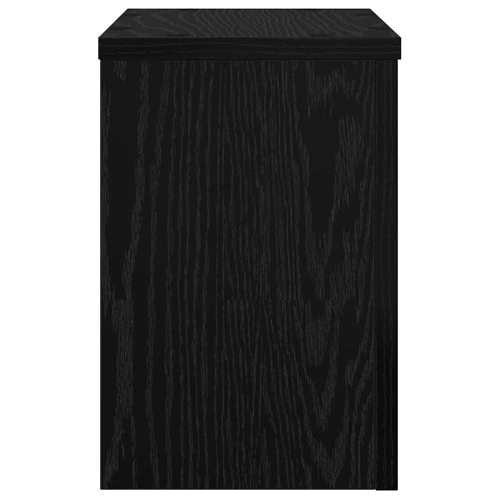 Planteholder 2 pcs Sort eg 20 x 20 x 30 cm Konstrueret træ
