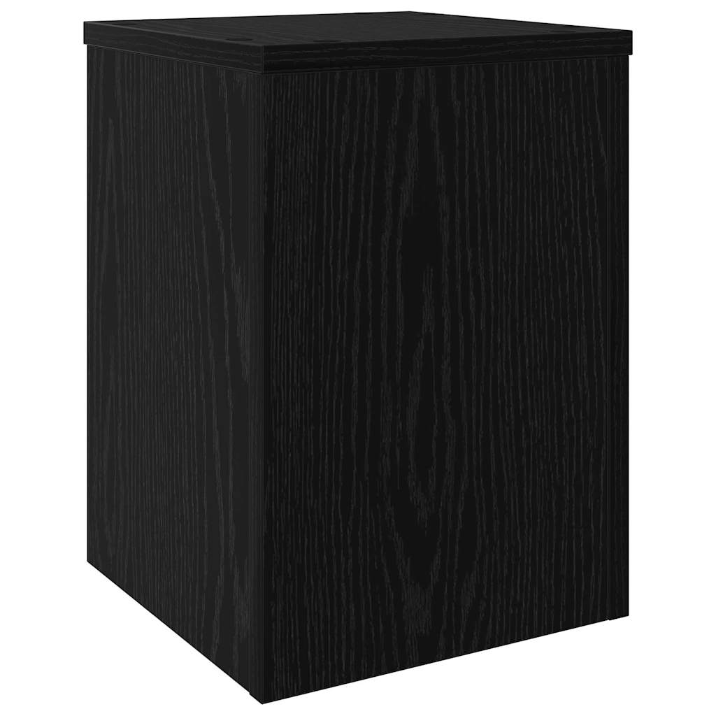 Planteholder 2 pcs Sort eg 25 x 25 x 35 cm Konstrueret træ