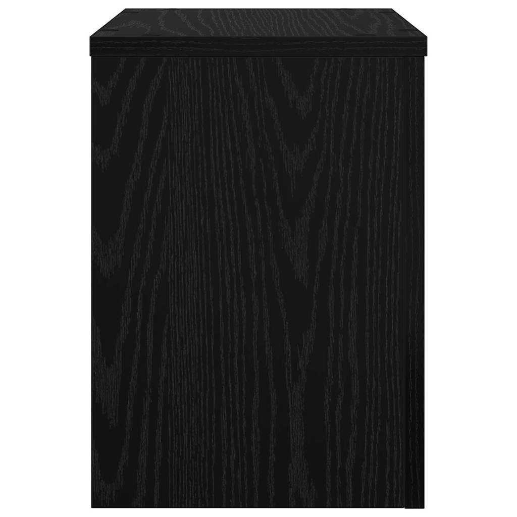 Planteholder 2 pcs Sort eg 25 x 25 x 35 cm Konstrueret træ
