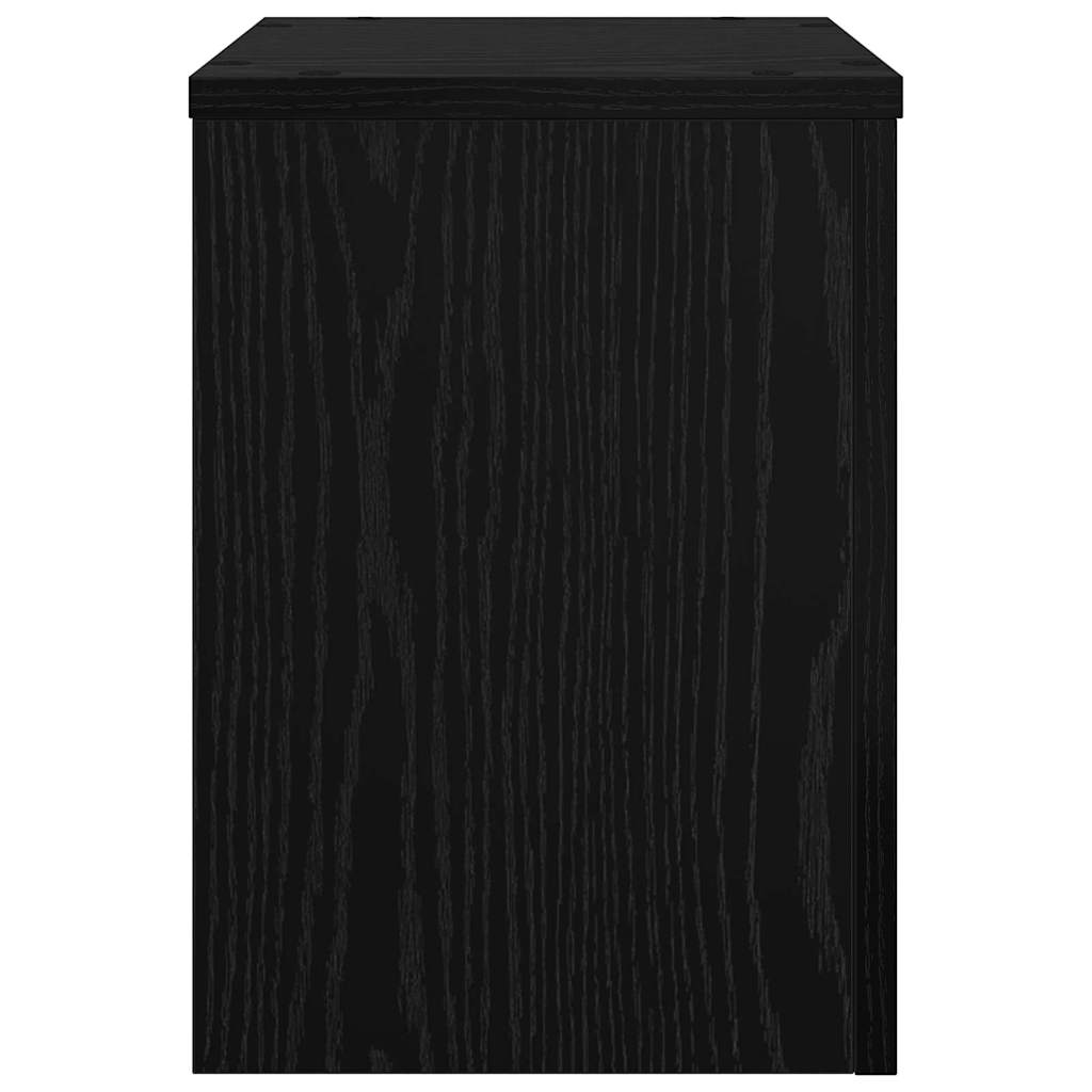 Planteholder 2 pcs Sort eg 25 x 25 x 35 cm Konstrueret træ