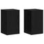 Planteholder 2 pcs Sort eg 30 x 30 x 50 cm Konstrueret træ