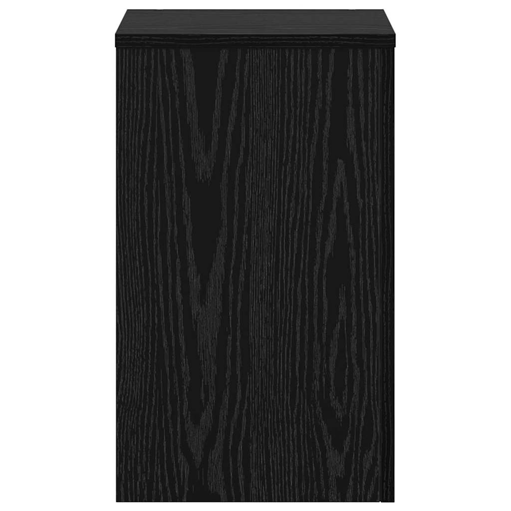 Planteholder 2 pcs Sort eg 30 x 30 x 50 cm Konstrueret træ