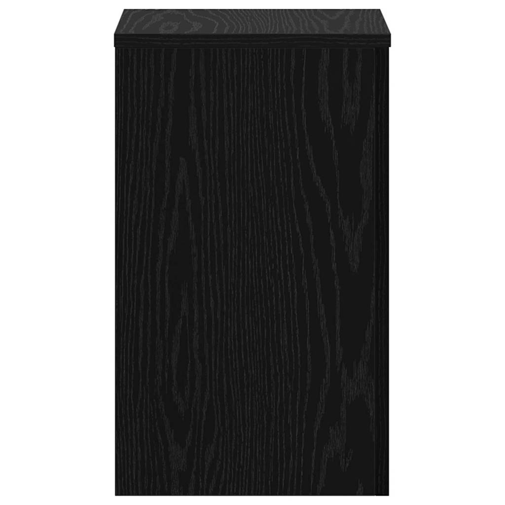 Planteholder 2 pcs Sort eg 30 x 30 x 50 cm Konstrueret træ