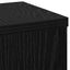 Planteholder 2 pcs Sort eg 17 x 17 x 60 cm Konstrueret træ