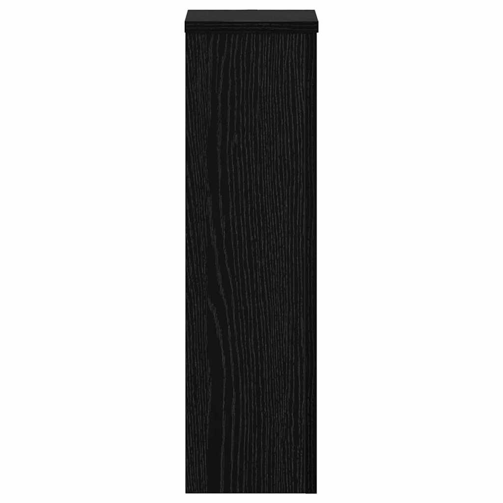Planteholder 2 pcs Sort eg 17 x 17 x 60 cm Konstrueret træ