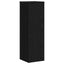 Planteholder 2 pcs Sort eg 25 x 25 x 80 cm Konstrueret træ
